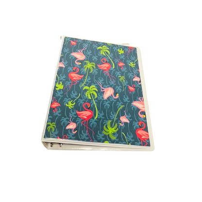 Reflection Journal Pink Flamingo Encased Fabric
