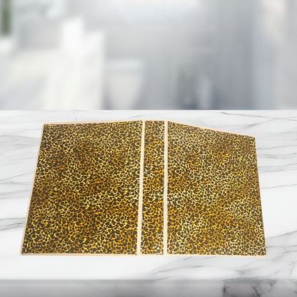 Reflection Journal Leopard Encased Fabric