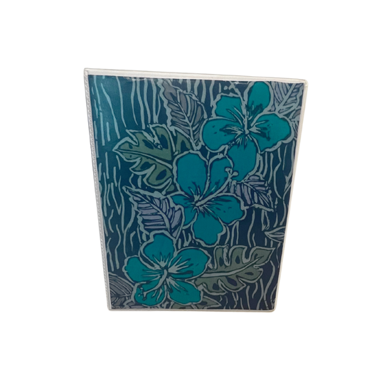 Reflection Journal  Hibiscus Batik Encased Fabric