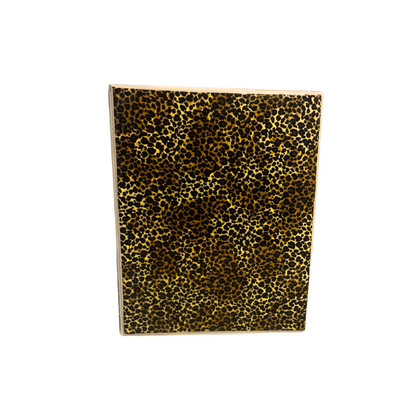 Reflection Journal Leopard Encased Fabric